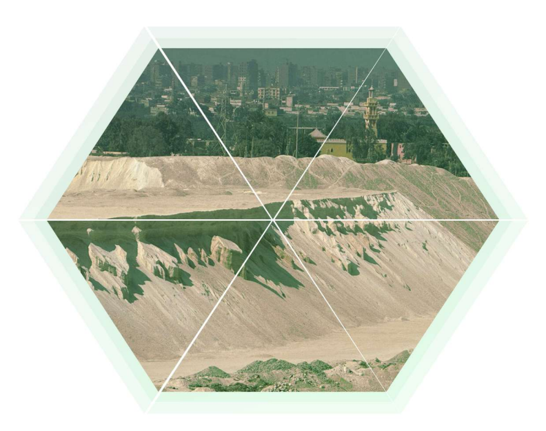 Industrial limestone quarry